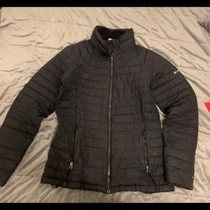 Black Columbia jacket, womens medium.